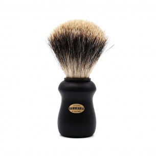 Pamatuf din par de bursuc si maner din lemn de frasin Antiga Barbearia