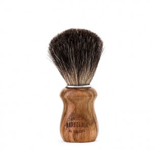 Pamatuf din par de bursuc si maner din lemn de stejar Antiga Barbearia