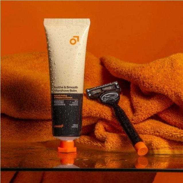 Aftershave Balm Beviro Soothe & Smooth 98% ingrediente naturale -