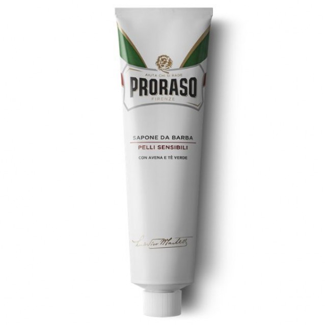 Crema de Ras Proraso Sensitive cu Ceai Verde Si Ovaz - Proraso