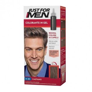 Sampon Colorant Par Barbati Just For Men H-30 Castaniu – Acoperire Fire Albe
