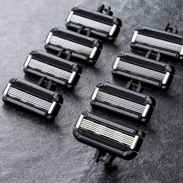 Set 8 Rezerve Aparat de Ras Japonez Kai Auger (Sistem 5 Lame) -