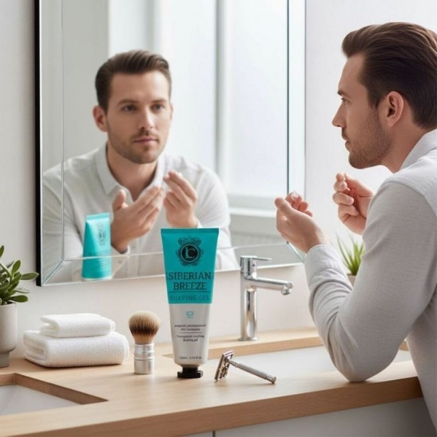 Gel de ras transparent Lavish Siberian Breeze 100 ml -