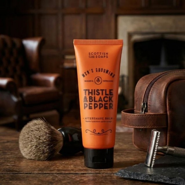 Aftershave balsam Scottish Fine Soaps Thistle & Black Pepper - The Scottish Fine Soaps Company