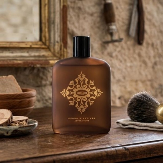 After Shave Cedru si Vetiver Antiga Barbearia de Bairro – Lotiune dupa Barbierit -