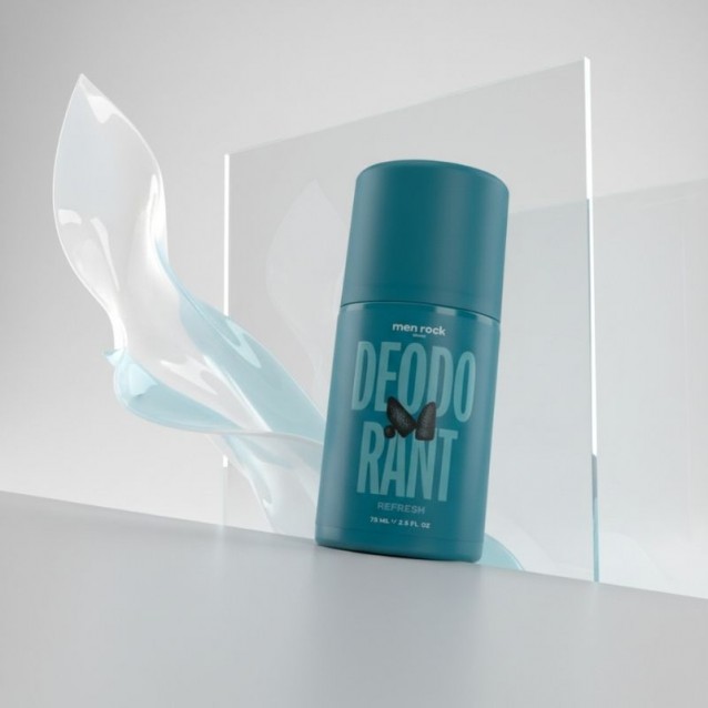 Antiperspirant roll-on Men Rock Green Tea & Lime 75 ml -