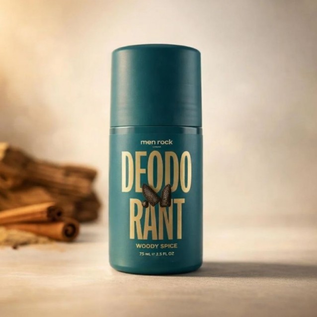 Antiperspirant roll-on Men Rock Woody Spice 75 ml -
