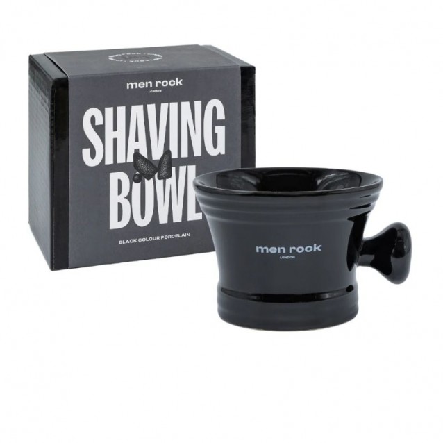 Bol de barbierit din portelan Men Rock -