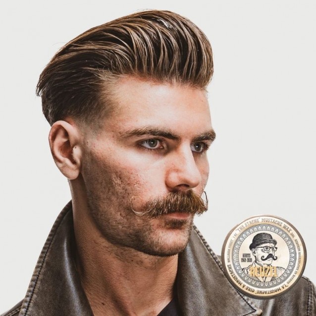 Ceara pentru mustata Reuzel Bourbon The Stache Mustache Wax -