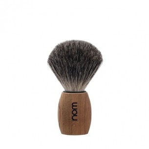 Pamatuf de Ras din Par de Bursuc cu Maner din Molid Mühle OLE 81 Pure Spruce