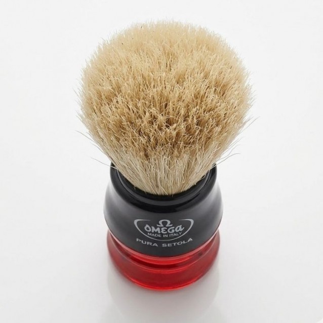 Pamatuf de barbierit din par natural de porc Omega 10077 -