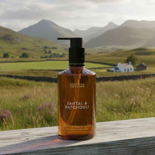 Gel Dus si Sapun Maini The Scottish Fine Soaps, Santal & Patchouli - The Scottish Fine Soaps Company