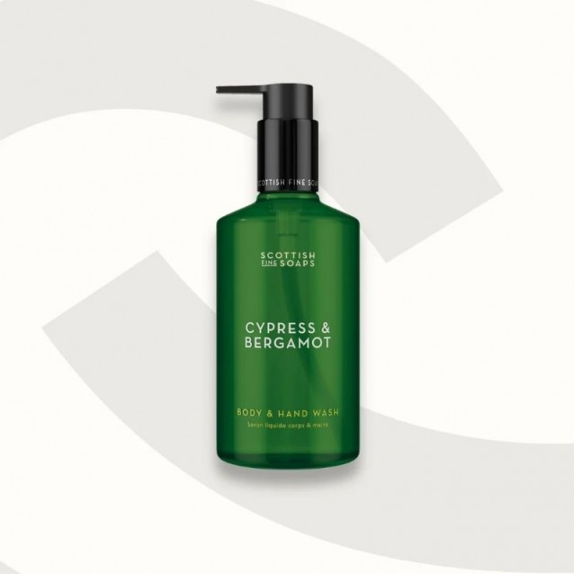 Gel Dus si Sapun Maini The Scottish Fine Soaps Cypress & Bergamot - The Scottish Fine Soaps Company