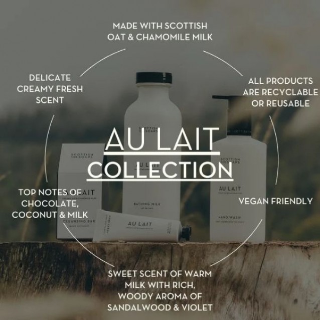 Sapun pentru Corp cu Lapte de Ovaz si Musetel Scottish Fine Soaps Au Lait -