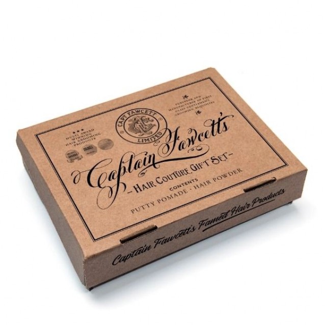 Set Cadou Ingrijire Par Barbati Captain Fawcett Hair Couture 