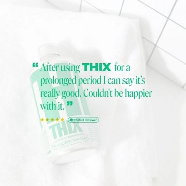 Balsam pentru par subtire si rar cu cafeina THIX Caffeine Conditioner -