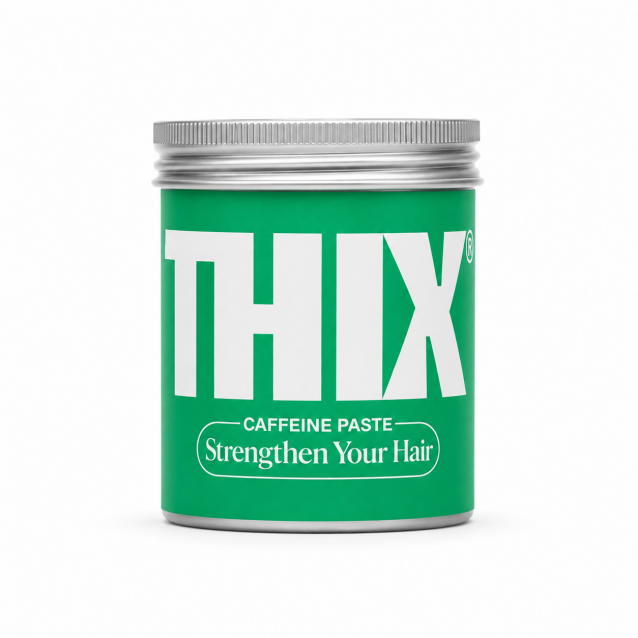 Ceara de par pentru volum, par subtire si fin, cu fixare puternica THIX Caffeine Styling Paste -