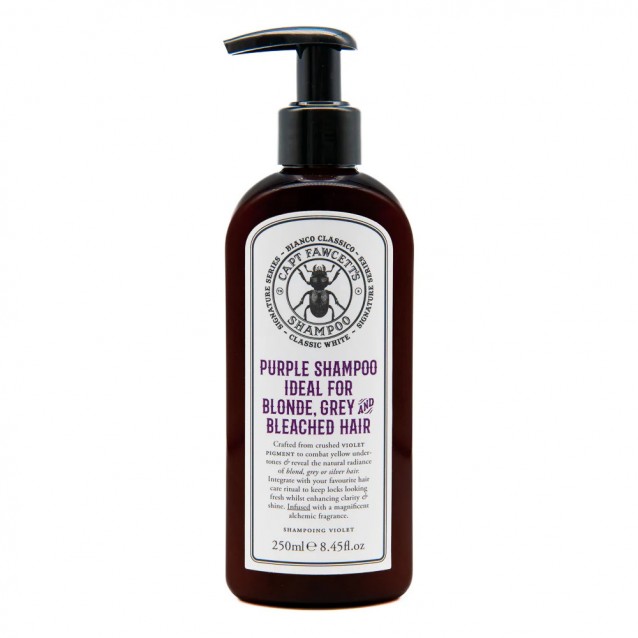 Sampon pentru par grizonat Captain Fawcett Bianco Classico Purple