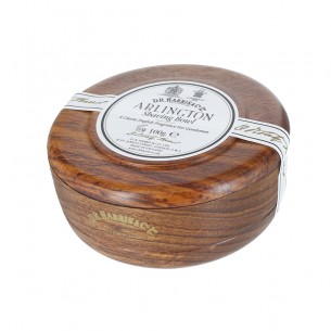 Sapun de barbierit in bol de lemn DR Harris Arlington Mahogany