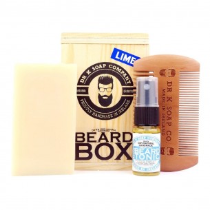 Set ingrijire barba Dr. K Soap Company Beard Box - Lime