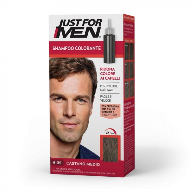 Sampon Colorant Par Barbati Just For Men H-35 Maro Mediu -