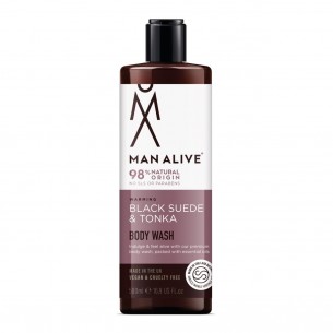 Gel de dus Man Alive Black Suede & Tonka