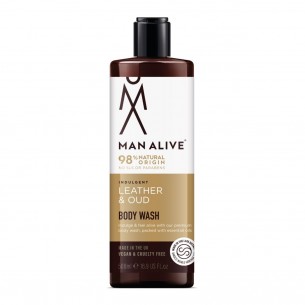 Gel de dus Man Alive Leather & Oud