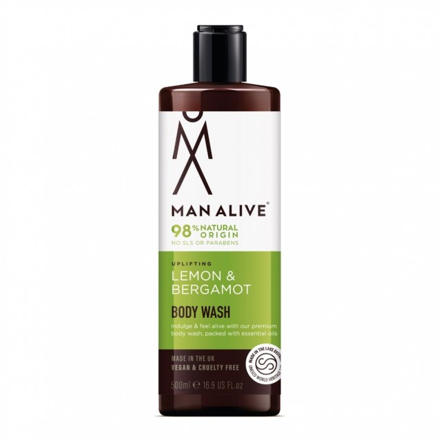 Gel de dus Man Alive Lemon & Bergamot -