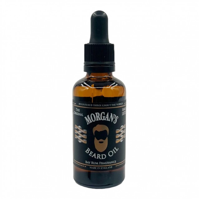 Ulei de barba Morgans Bay Rum - Caribbean Spices, Jamaican Rum & Bay Leaf Oil