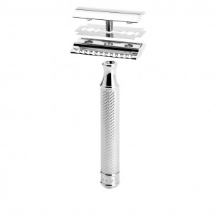 Aparat de ras clasic Safety Razor Muehle cu piaptan inchis R89