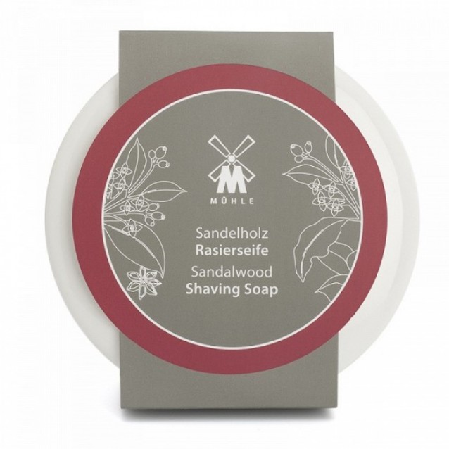 Sapun de ras in bol de portelan Muehle Sandalwood - Muehle