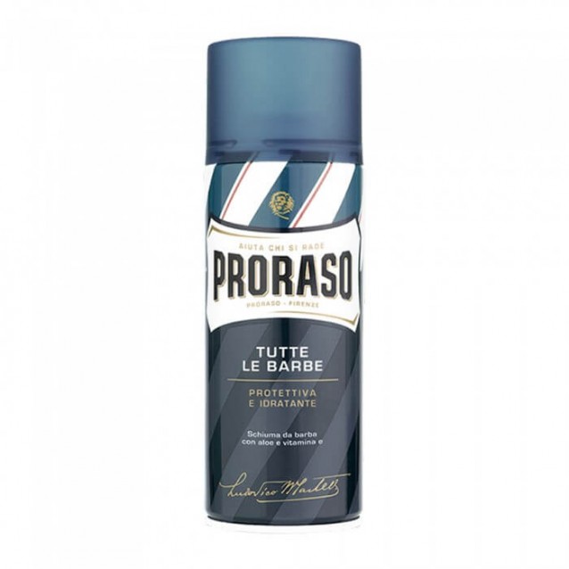 Spuma de barbierit Proraso Aloe Vera si Vitamina E - Proraso
