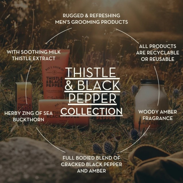 Balsam de barba Scottish Fine Soaps Thistle & Black Pepper Balsam de barba Scottish Fine Soaps Thistle & Black Pepper