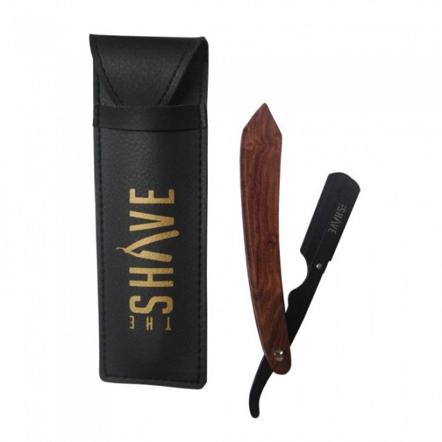 Brici shavette Derby The Shave Wood Handle - Derby