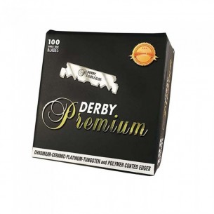 Pachet lame de ras Derby Premium - 100 jumatati