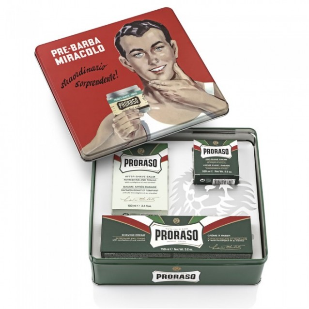 Set de barbierit Proraso Vintage Selection Gino - Proraso